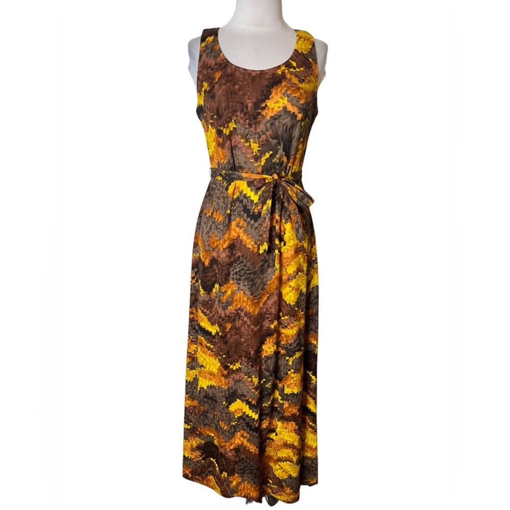 VINTAGE Edith Flagg sleeveless maxi dress sz 12‎